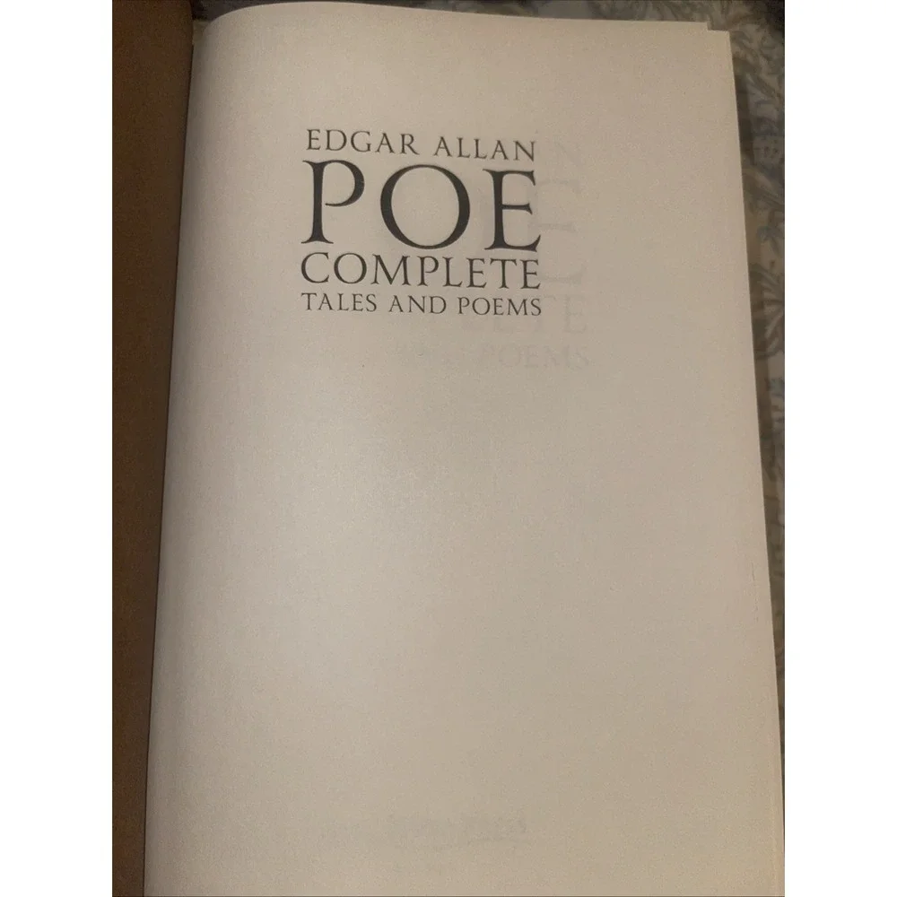 EDGAR ALLAN POE: Complete Tales and Poems - 2012 - Collector's Edition‎ HCDJ